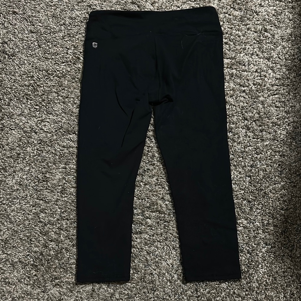 Fabletics Black Cropped Leggings
